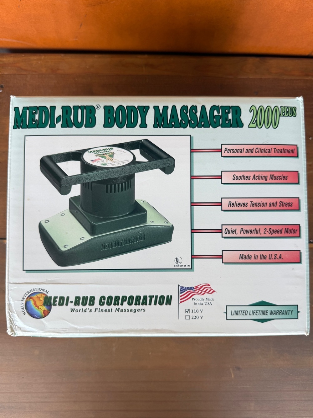 Rare Vintage!!! Medi-Rub Body Massager 2000 Plus - Green